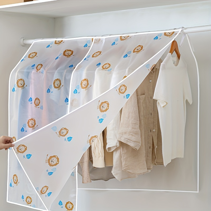 1pc Large Capacity Clothes Dust Cover, Portable Clothes Dust Cover Bag, Household Storage Organizer For Closet, Wardrobe, Bedroom, Bathroom, Home, Dorm
1pc Large Capacity Clothes Dust Cover, Portable Clothes Dust Cover Bag, Household Storage Organizer For Closet, Wardrobe, Bedroom, Bathroom, Home, Dorm