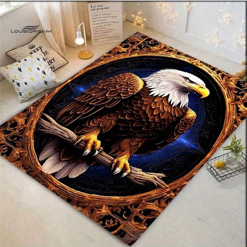 1pc, Eagle Carpet Non-slip Carpet Non-shedding Floor Mat Suitable For Bedroom Living Room Bathroom Office Home Indoor Decoration Room Decoration
1pc, Eagle Carpet Non-slip Carpet Non-shedding Floor Mat Suitable For Bedroom Living Room Bathroom Office Home Indoor Decoration Room Decoration