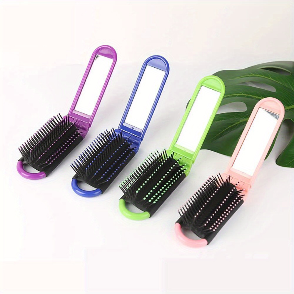 1pc Portable Travel Hair Comb Foldable Hair Brush With Mirror Detangling Hair Brush Massage Brush Hair Styling Tools
1pc Portable Travel Hair Comb Foldable Hair Brush With Mirror Detangling Hair Brush Massage Brush Hair Styling Tools