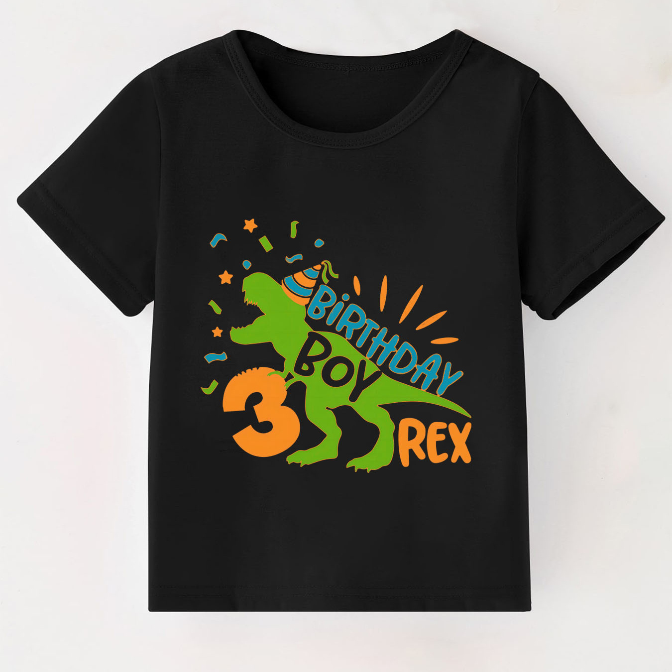 Boy's Casual T-shirt, Birthday Boy Dino Print Comfortable Short Sleeve Top, Boys Summer Clothing
Boy's Casual T-shirt, Birthday Boy Dino Print Comfortable Short Sleeve Top, Boys Summer Clothing