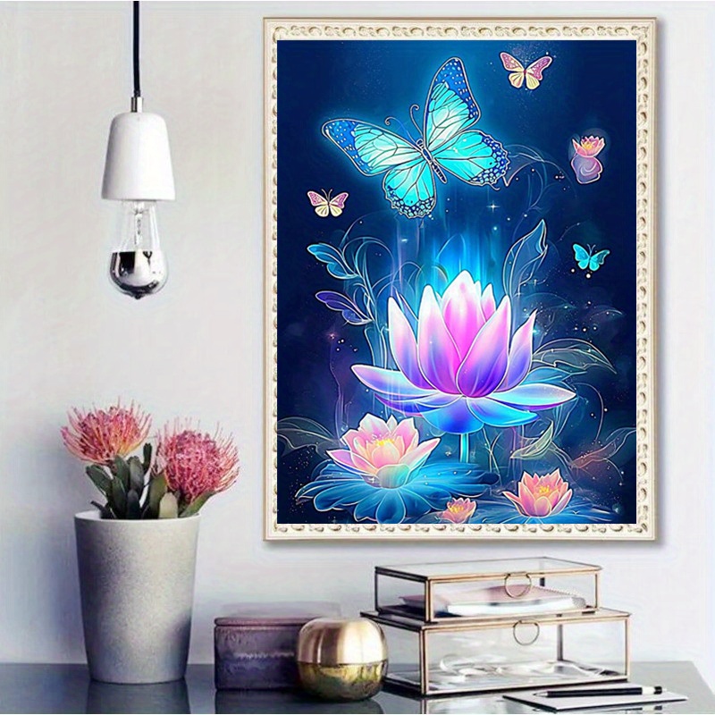 1pc Large Size Butterfly Flower Pattern Diy Diamond Art Painting Kit, Full Square Diamond, Mosaic Art Craft, Suitable For Beginners, Home Wall Decoration, Unique Gift, Without Frame
1pc Large Size Butterfly Flower Pattern Diy Diamond Art Painting Kit, Full Square Diamond, Mosaic Art Craft, Suitable For Beginners, Home Wall Decoration, Unique Gift, Without Frame