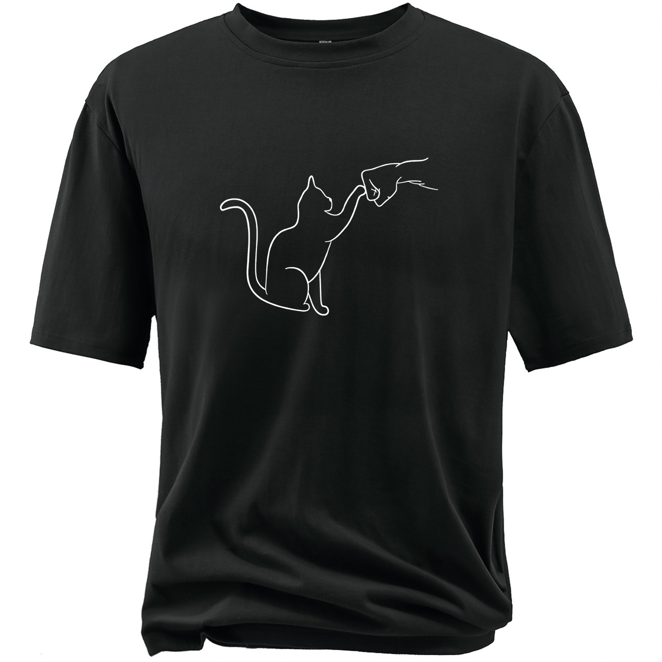 Plus Size, Summer Men's Cat Graphic Print T-shirt For Outdoor/sports, Breathable Short Sleeve Tees, Daily Life Clothing
Plus Size, Summer Men's Cat Graphic Print T-shirt For Outdoor/sports, Breathable Short Sleeve Tees, Daily Life Clothing