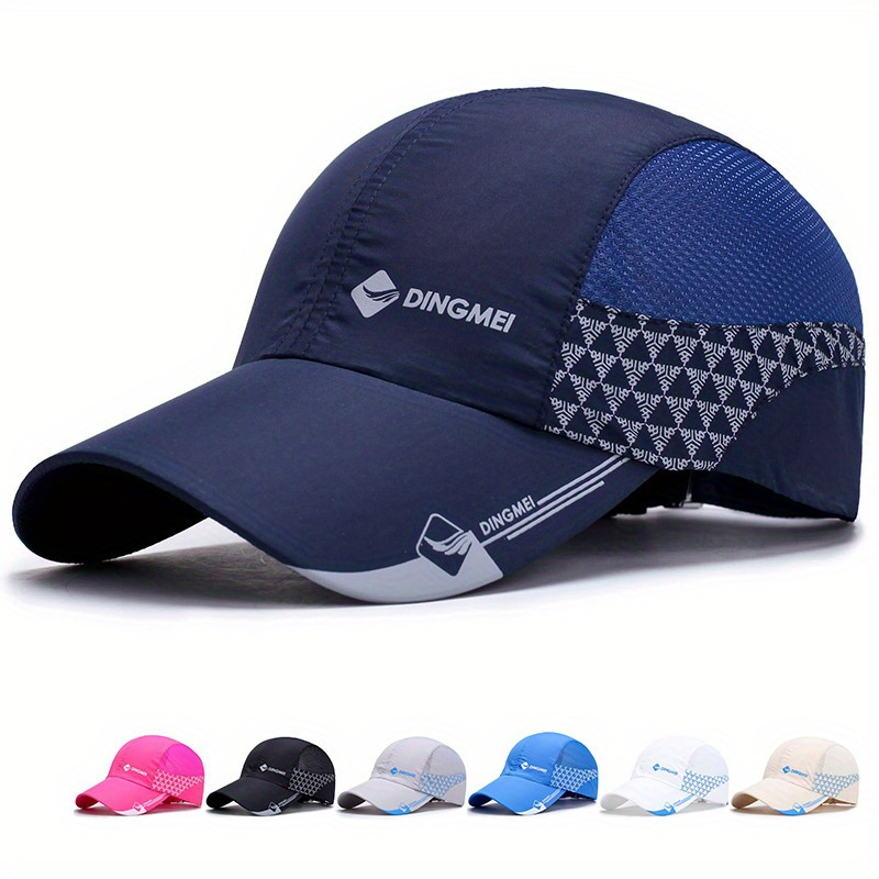Unisex Breathable Uv Protection Baseball Cap, Summer Outdoor Adjustable Leisure Hat, For Sport, Travel
Unisex Breathable Uv Protection Baseball Cap, Summer Outdoor Adjustable Leisure Hat, For Sport, Travel