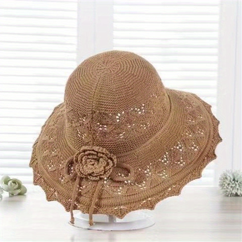 Washable Breathable Foldable Hollow Sun Hat Stylish Large Brimmed Sun Protection Beach Hats For Women
Washable Breathable Foldable Hollow Sun Hat Stylish Large Brimmed Sun Protection Beach Hats For Women