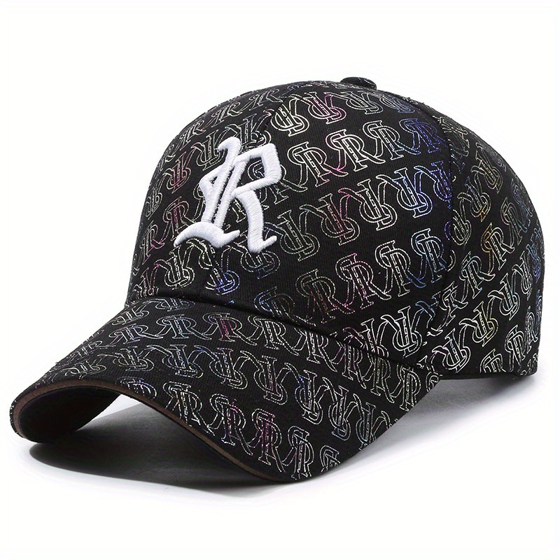 Embroidered Letter R Baseball Hat For Women And Men, Adjustable Hip Hop Casual Baseball Cap For Spring, Summer, And Autumn
Embroidered Letter R Baseball Hat For Women And Men, Adjustable Hip Hop Casual Baseball Cap For Spring, Summer, And Autumn