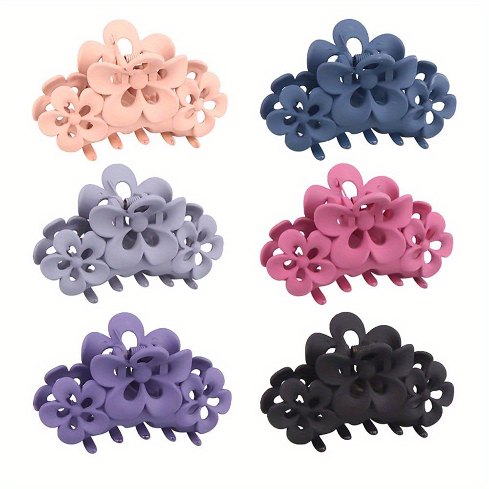 Elegant Solid Color Hollow Out Flower Shaped Hair Claw Clip Trendy Non Slip Hair Grab Clip For Women And Daily Use Wear
Elegant Solid Color Hollow Out Flower Shaped Hair Claw Clip Trendy Non Slip Hair Grab Clip For Women And Daily Use Wear