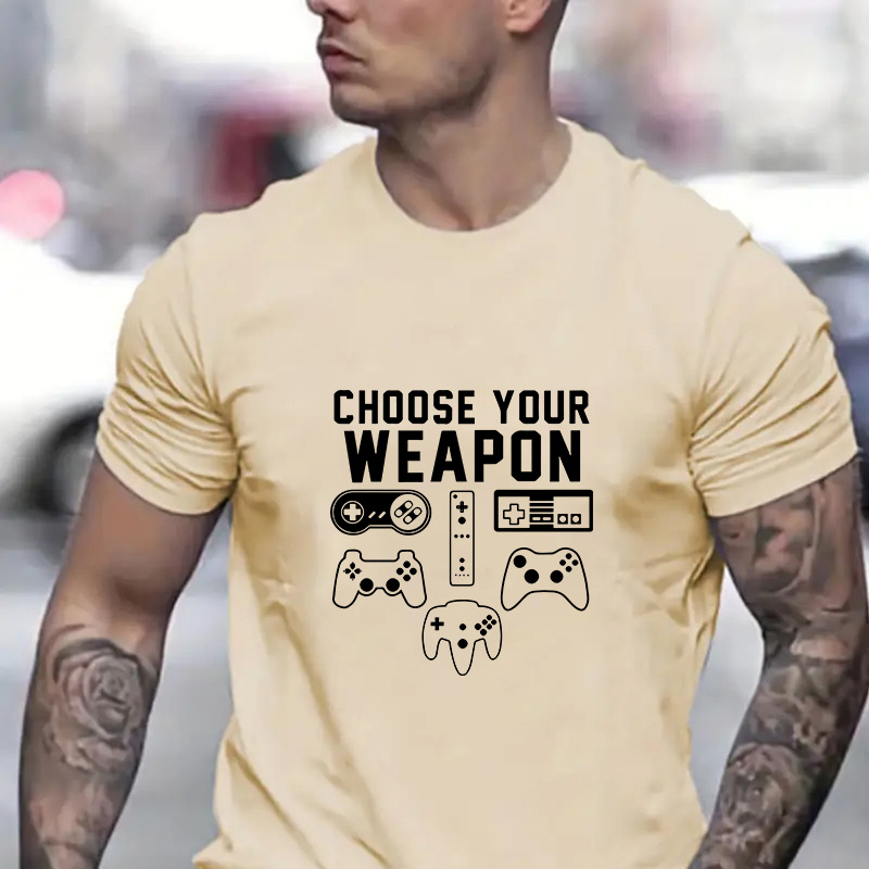 Men's Casual Fashion T-shirt With Letter Print - Crew Neck, Short Sleeve, Breathable Polyester - Summer
Men's Casual Fashion T-shirt With Letter Print - Crew Neck, Short Sleeve, Breathable Polyester - Summer