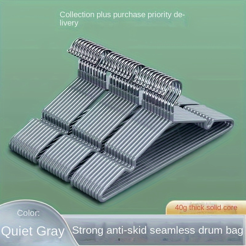 10/20 Piece Heavy-duty Non-slip Metal Clothes Hangers - Perfect For Closet Organization & Efficient Drying In Bedroom & Bathroom
10/20 Piece Heavy-duty Non-slip Metal Clothes Hangers - Perfect For Closet Organization & Efficient Drying In Bedroom & Bathroom