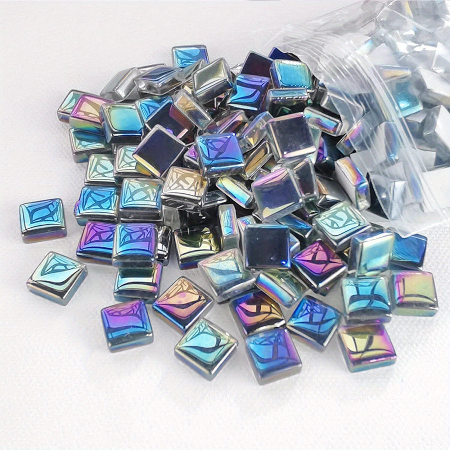 150pcs Gray Iridescent Glass Mosaic Tiles For Diy Crafts And Jewelry Making, Diy Craft Materials
150pcs Gray Iridescent Glass Mosaic Tiles For Diy Crafts And Jewelry Making, Diy Craft Materials