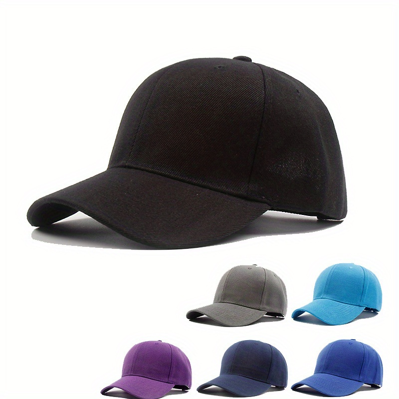 Solid Color Baseball Cap Simple Casual Dad Hat Outdoor Adjustable Sun Protection Sports Hats For Women
Solid Color Baseball Cap Simple Casual Dad Hat Outdoor Adjustable Sun Protection Sports Hats For Women
