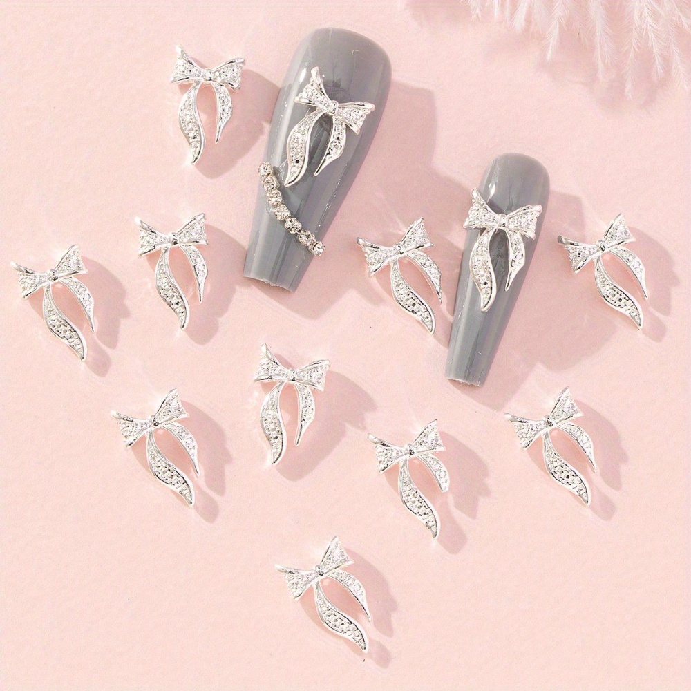 20pcs Alloy Ribbon Bowknot Nail Charms, Nail Art Accessories, Nail Art Supplies For Women And Girls, Nail Art Jewelry
20pcs Alloy Ribbon Bowknot Nail Charms, Nail Art Accessories, Nail Art Supplies For Women And Girls, Nail Art Jewelry