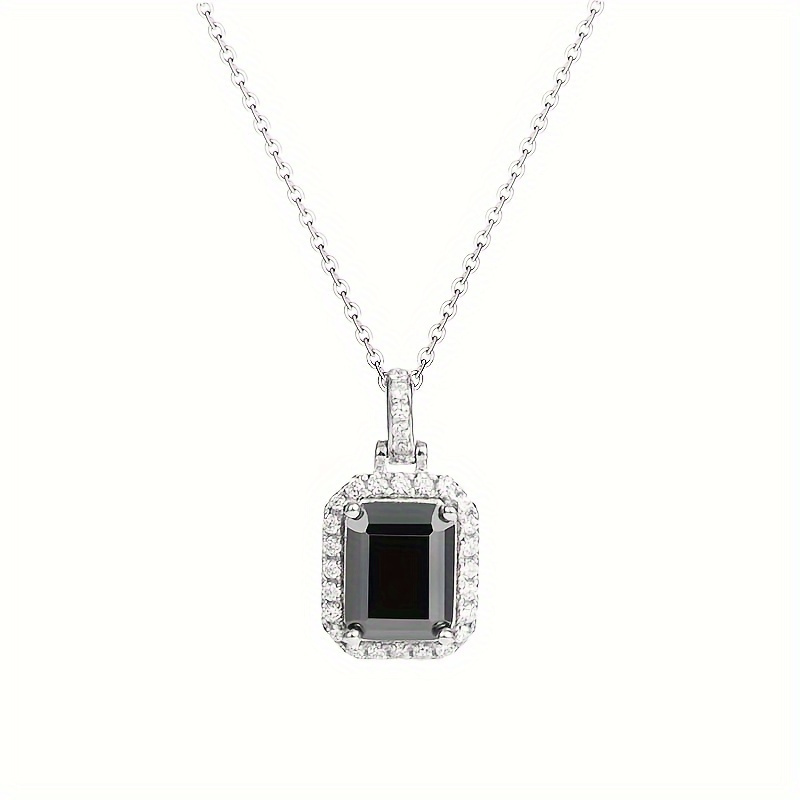 Chic 3 Carat Black Moissanite Pendant On 925 Sterling Silver - Perfect Birthday, Valentine’s Gift & Party Accessory
Chic 3 Carat Black Moissanite Pendant On 925 Sterling Silver - Perfect Birthday, Valentine’s Gift & Party Accessory