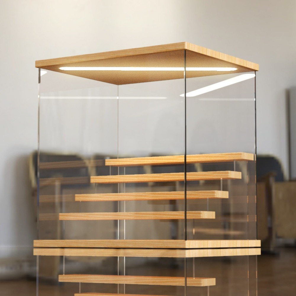 Acrylic Display Case With Dust Cover - Perfect For Collectibles, Figurines & Office Decor
Acrylic Display Case With Dust Cover - Perfect For Collectibles, Figurines & Office Decor