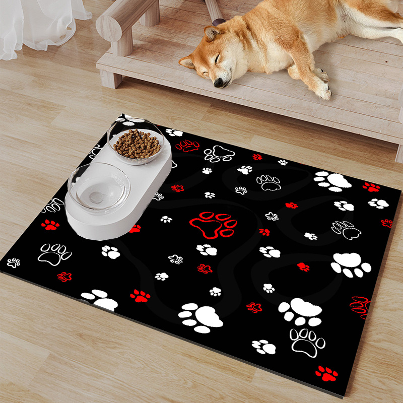 1pc Cute Paw Print Pet Feeding Mat - Non-slip, Waterproof & Easy To Clean Dog Bowl Placemat
1pc Cute Paw Print Pet Feeding Mat - Non-slip, Waterproof & Easy To Clean Dog Bowl Placemat