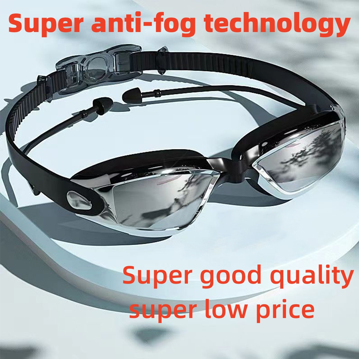 1pc Waterproof Anti-fog Swimming Goggles, Adjustable Swimming Glasses, Suitable For Water Sports Training
1pc Waterproof Anti-fog Swimming Goggles, Adjustable Swimming Glasses, Suitable For Water Sports Training