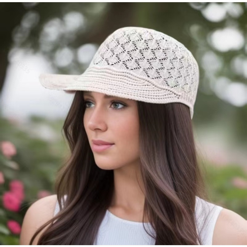 Women's Summer Beret Hat, Breathable Mesh Design, Elegant Sun Protection Headwear, Fashionable Outdoor Accessory
Women's Summer Beret Hat, Breathable Mesh Design, Elegant Sun Protection Headwear, Fashionable Outdoor Accessory