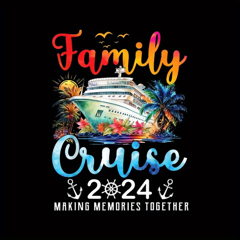 1pc Family Cruise 2024 Heat Transfer Sticker, Diy Iron-on Decals For Clothes, T-shirt Making, Pillow Decorating, Clothing Supplies & Appliques
1pc Family Cruise 2024 Heat Transfer Sticker, Diy Iron-on Decals For Clothes, T-shirt Making, Pillow Decorating, Clothing Supplies & Appliques