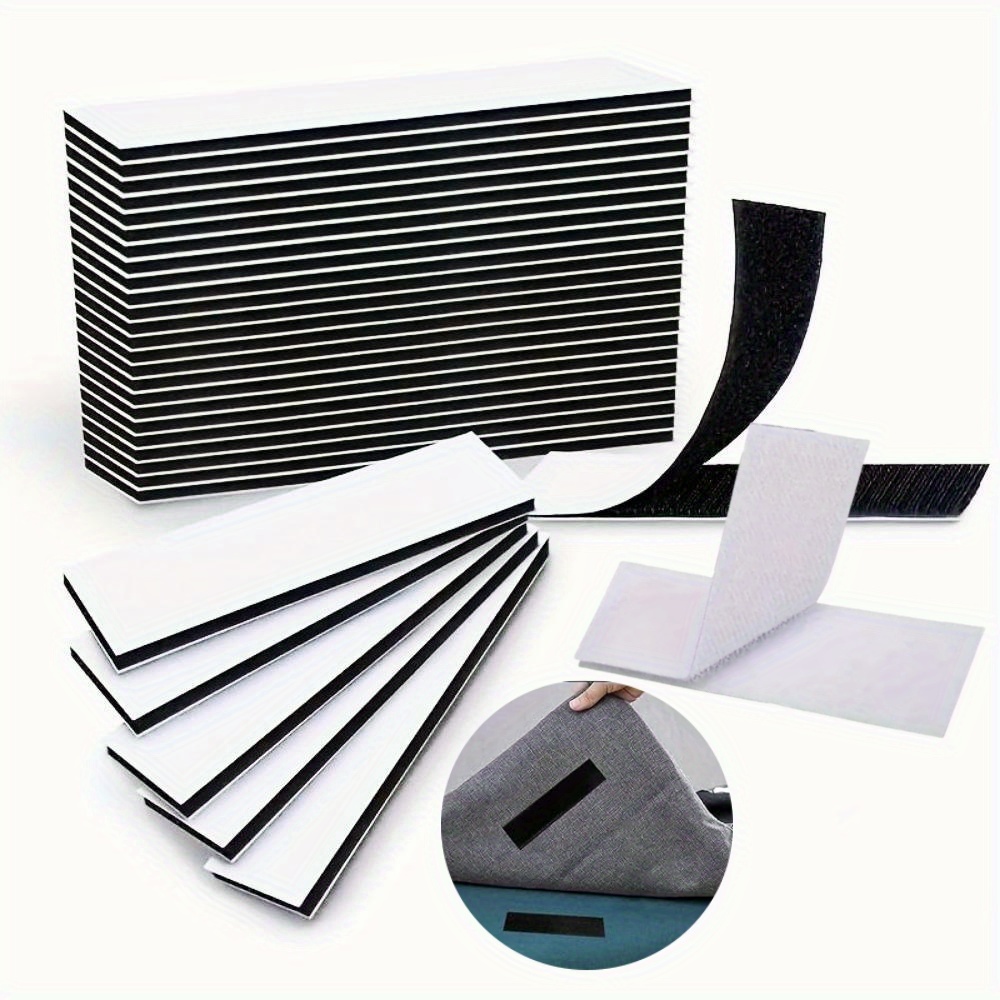 20/40/80 Set Pack de ruban auto-adhésif à fermeture éclair, bandes de fixation en nylon solide, tampons adhésifs pour et (1 set 2 pièces) - Blanc, Noir
20/40/80 Set Pack de ruban auto-adhésif à fermeture éclair, bandes de fixation en nylon solide, tampons adhésifs pour et (1 set 2 pièces) - Blanc, Noir