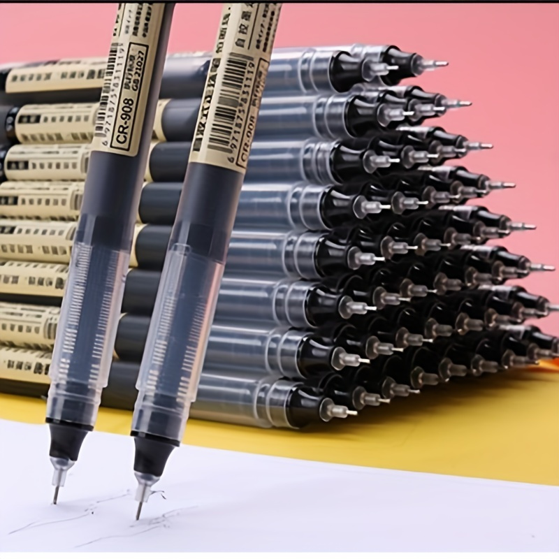 10-piece Quick-dry Gel Pens, 0.5mm Fine Point, Black & Blue Ink - Ideal For School & Office Use
10-piece Quick-dry Gel Pens, 0.5mm Fine Point, Black & Blue Ink - Ideal For School & Office Use