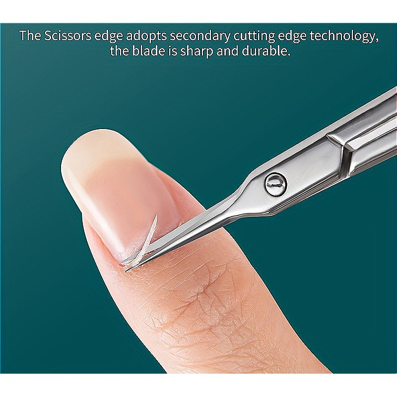 Precision Stainless Steel Cuticle Scissors For Manicure & Dead Skin Removal - Professional Grade
Precision Stainless Steel Cuticle Scissors For Manicure & Dead Skin Removal - Professional Grade