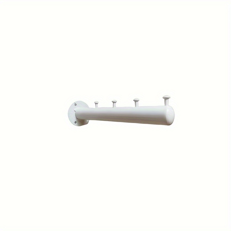 1pc Metal Wall-mounted Clothes Hanger - Versatile Hanging Rod For Bedroom, Bathroom & Closet Storage Enhancement
1pc Metal Wall-mounted Clothes Hanger - Versatile Hanging Rod For Bedroom, Bathroom & Closet Storage Enhancement