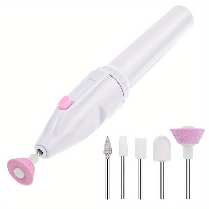 durable" 5-in-1 Professional Electric Nail File & Drill Set - Battery-powered Manicure And Pedicure Kit For Smooth, Shiny Nails
durable" 5-in-1 Professional Electric Nail File & Drill Set - Battery-powered Manicure And Pedicure Kit For Smooth, Shiny Nails