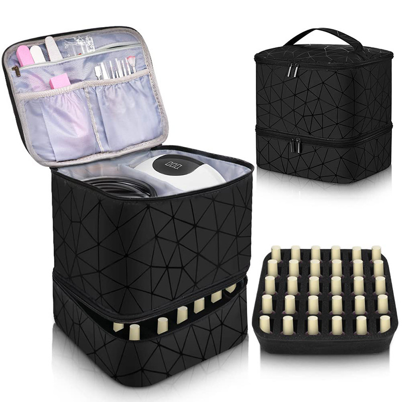 Nail Studio, Nail Polish Storage Bag, Portable Nail Art Double-layer Heightened Large Capacity Essential Oil Bag Can Hold 30 Bottles Of Stand Lamp
Nail Studio, Nail Polish Storage Bag, Portable Nail Art Double-layer Heightened Large Capacity Essential Oil Bag Can Hold 30 Bottles Of Stand Lamp