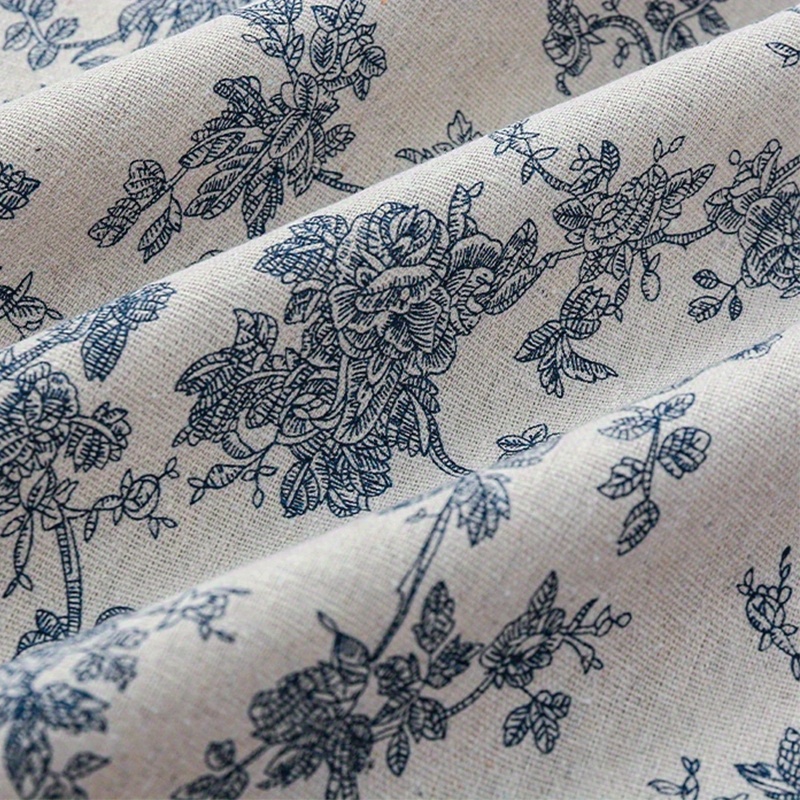 Blue Retro Orchid Linen Fabric - 1pc, Rustic & Style For Diy Curtains, Tablecloths, And Storage Bags
Blue Retro Orchid Linen Fabric - 1pc, Rustic & Style For Diy Curtains, Tablecloths, And Storage Bags
