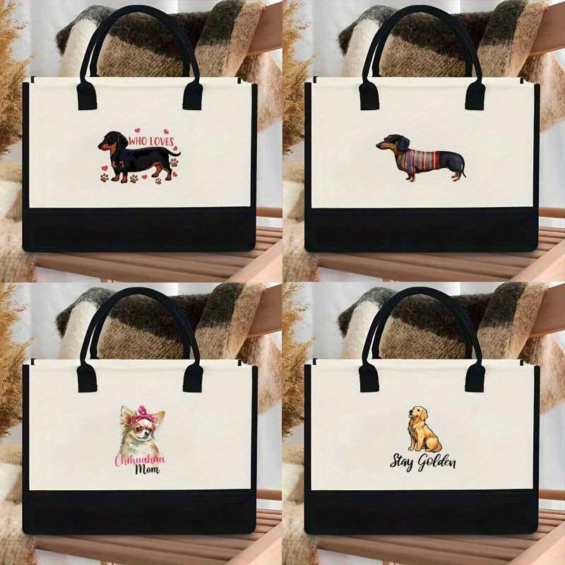 -themed Canvas Tote Bag - Lightweight, Fashionable Shoulder & Beach Travel Handbag With Makeup Pouch
-themed Canvas Tote Bag - Lightweight, Fashionable Shoulder & Beach Travel Handbag With Makeup Pouch