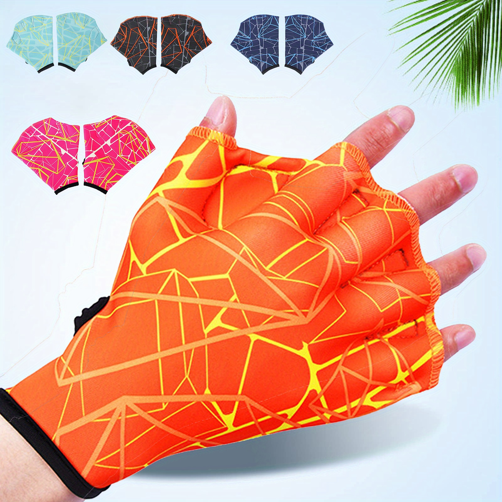 1 Pair Swimming Gloves, Water Sports Training Hands , Swimming Equipment For Men Women
1 Pair Swimming Gloves, Water Sports Training Hands , Swimming Equipment For Men Women