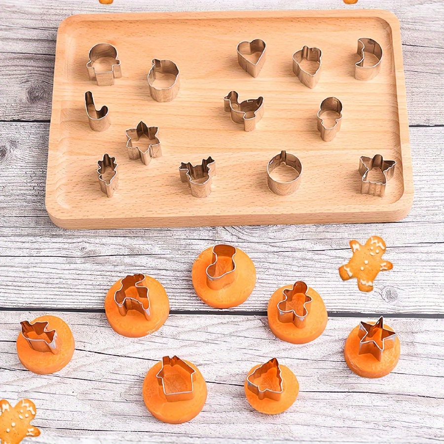 20pcs, Mini Christmas Cookie Cutters, Pastry Cutter, Biscuit Molds, Baking Tools, Kitchen Accessories
20pcs, Mini Christmas Cookie Cutters, Pastry Cutter, Biscuit Molds, Baking Tools, Kitchen Accessories