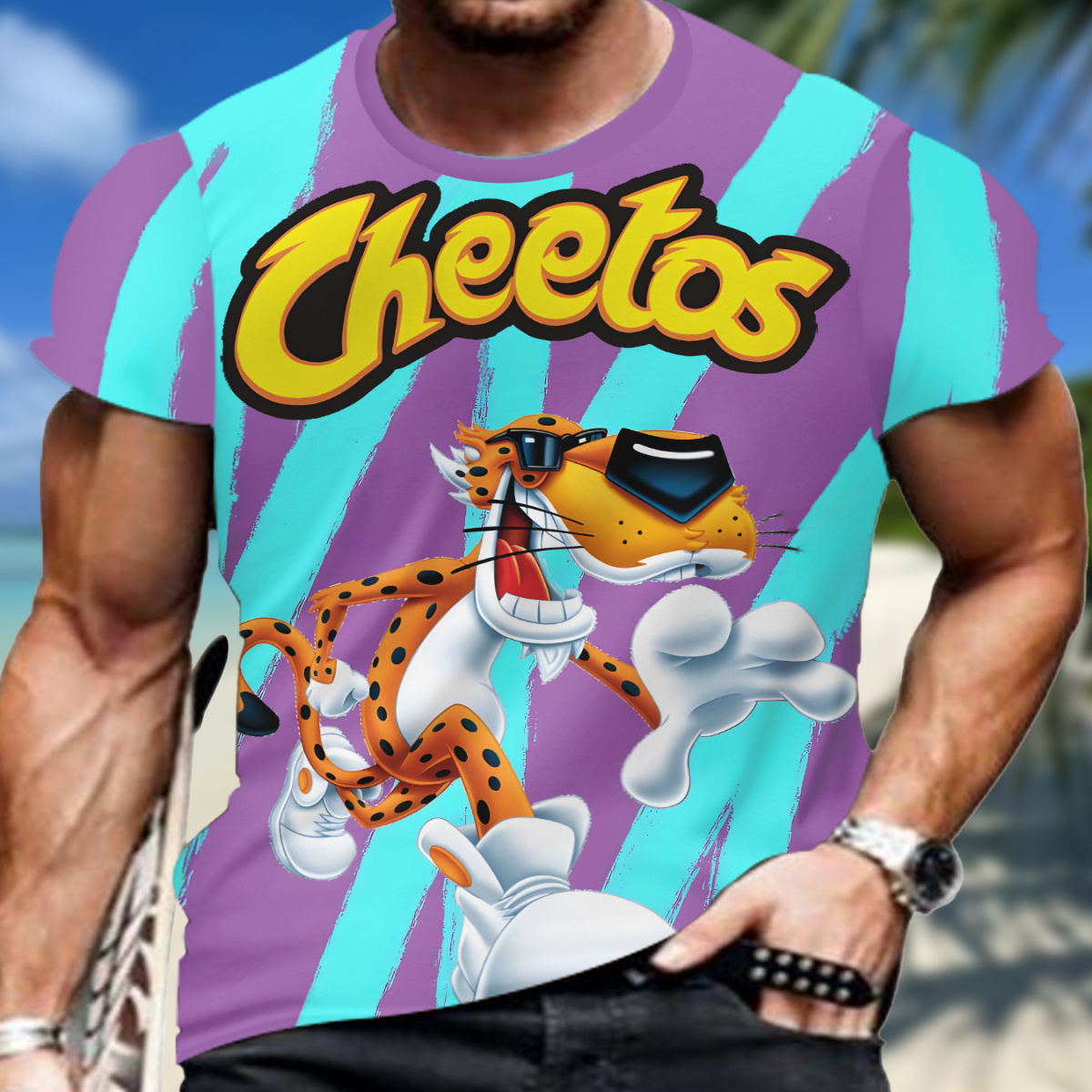 Men's Leopard Graphic Print T-shirt, Short Sleeve Crew Neck Tee, Men's Clothing For Summer Outdoor
Men's Leopard Graphic Print T-shirt, Short Sleeve Crew Neck Tee, Men's Clothing For Summer Outdoor