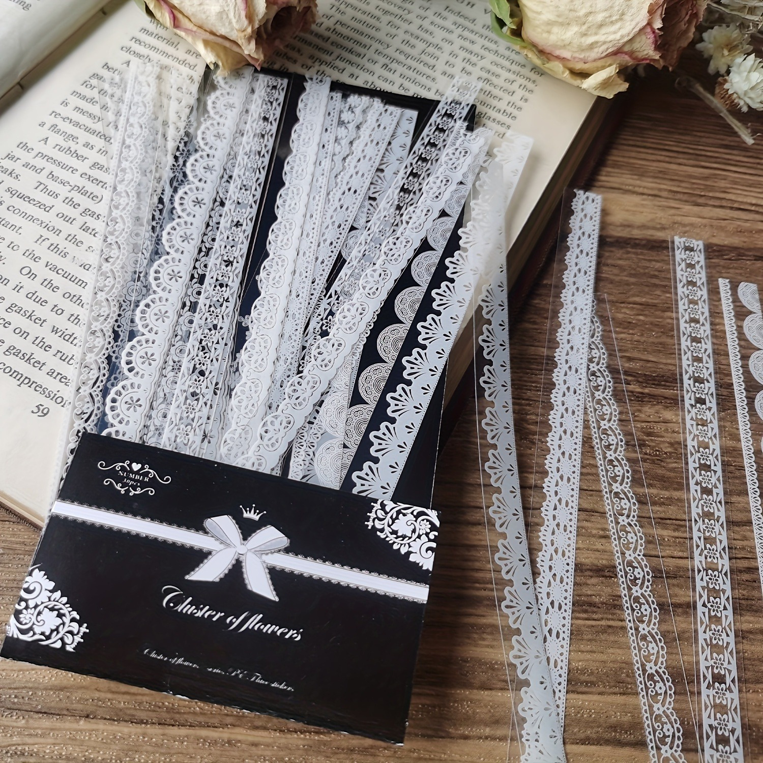 30pcs/1 Pack, Retro Lace Sticker Hand Account Diy Decoration Scrapbooking Photo Album Craft, Junk Journal Decor Supplies, Diy Junk Journal Decoration Label Stickers
30pcs/1 Pack, Retro Lace Sticker Hand Account Diy Decoration Scrapbooking Photo Album Craft, Junk Journal Decor Supplies, Diy Junk Journal Decoration Label Stickers