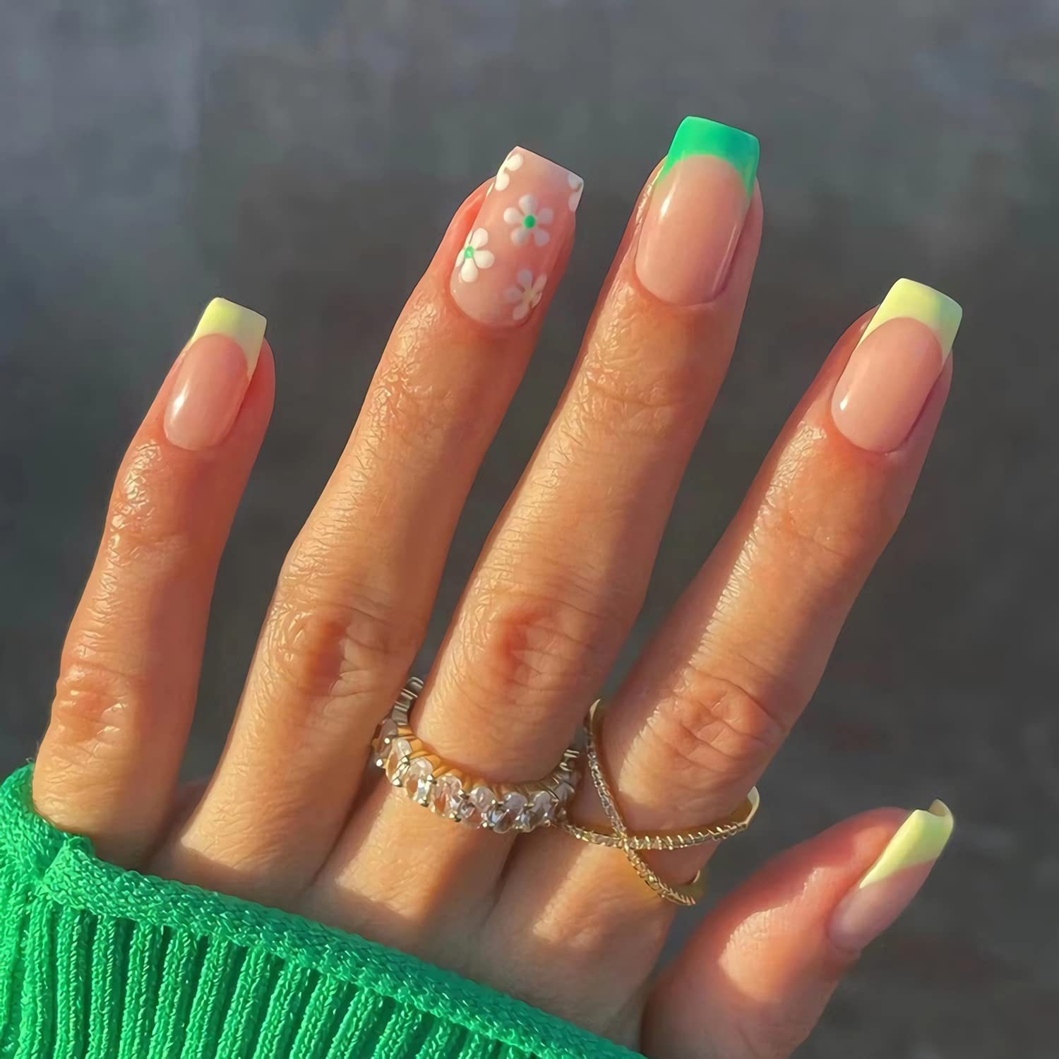 On Nails Fake Nails With Nail Glue Green False Nails Acrylic Full Cover Artificial Stick On Nails For Women Holiday Nail Art Decorations 24pcs
On Nails Fake Nails With Nail Glue Green False Nails Acrylic Full Cover Artificial Stick On Nails For Women Holiday Nail Art Decorations 24pcs