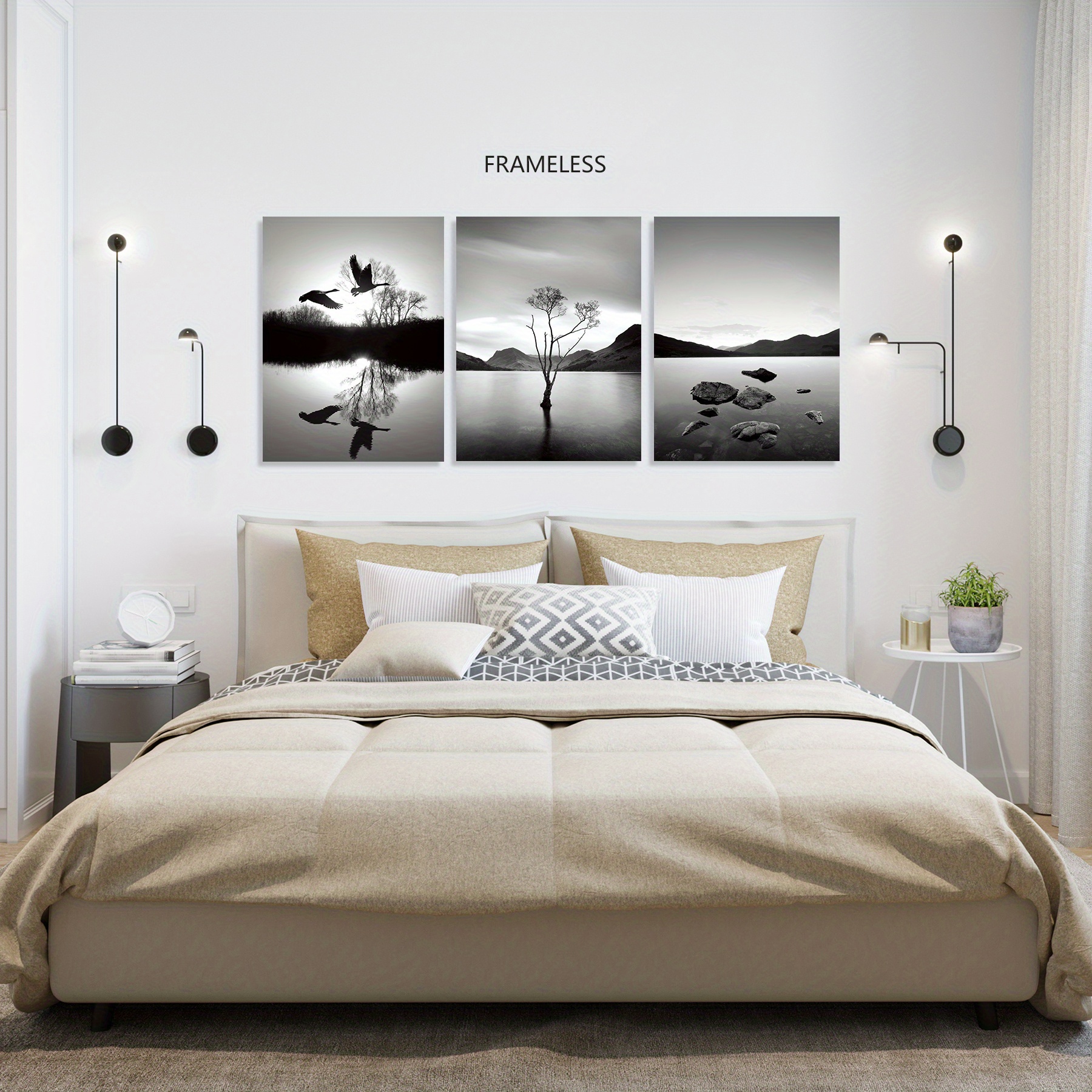 3-piece Minimalist Landscape Canvas Wall Art Set For Living Room, Bedroom, Kitchen, And Office Decor - High Print, In Multiple Sizes
3-piece Minimalist Landscape Canvas Wall Art Set For Living Room, Bedroom, Kitchen, And Office Decor - High Print, In Multiple Sizes