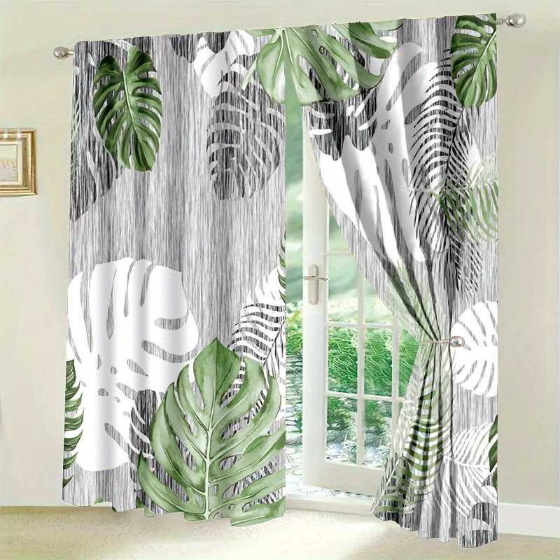 2pcs Leaf Pattern Door Curtains - , Fashionable Home Decor For Bedroom, Living Room & Office - Machine Washable
2pcs Leaf Pattern Door Curtains - , Fashionable Home Decor For Bedroom, Living Room & Office - Machine Washable