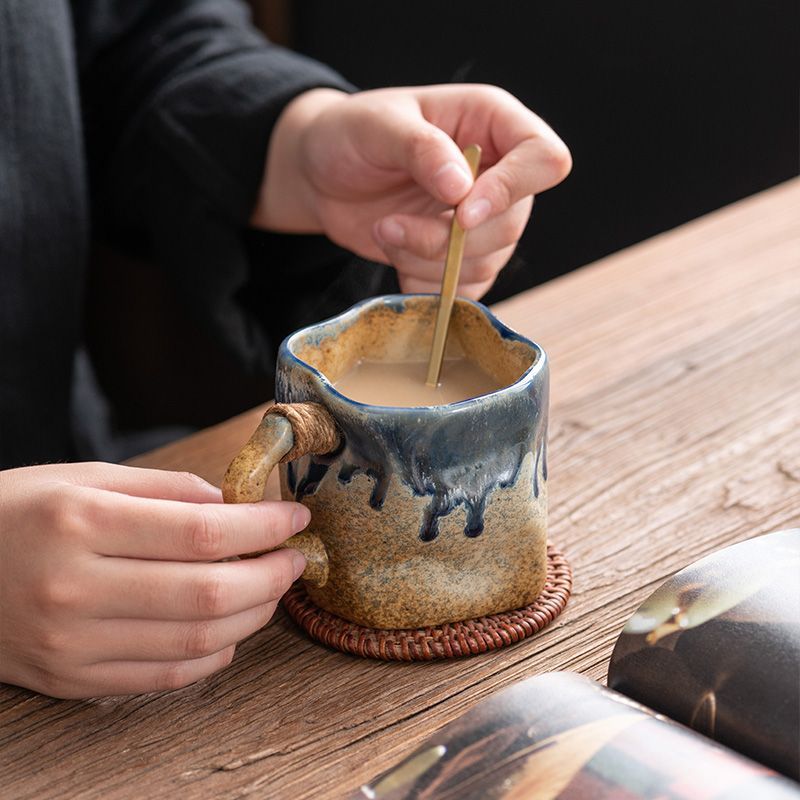 Vintage Creative Ceramic Coffee Cup, Mug, Coffee Cup, Handmade Household Water Cup, Handmade Coffee Cup, Ceramic Cup
Vintage Creative Ceramic Coffee Cup, Mug, Coffee Cup, Handmade Household Water Cup, Handmade Coffee Cup, Ceramic Cup