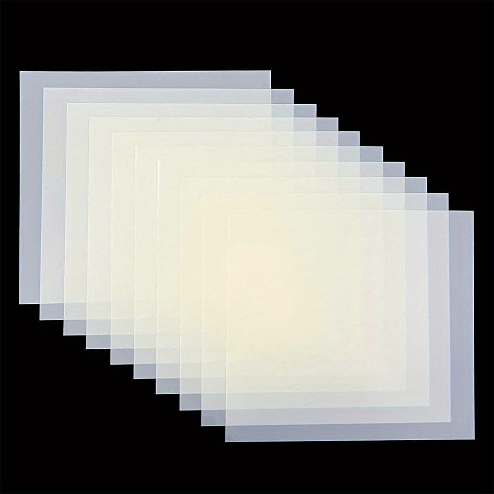 10pcs 7.5 Mil Blank Stencil Sheets, 12 X 12 Inches Mylar Templates Material For Stencils, Reusable Accetate Sheets For Crafts, Clear Craft Plastic Sheets, Mylar Template Sheets
10pcs 7.5 Mil Blank Stencil Sheets, 12 X 12 Inches Mylar Templates Material For Stencils, Reusable Accetate Sheets For Crafts, Clear Craft Plastic Sheets, Mylar Template Sheets