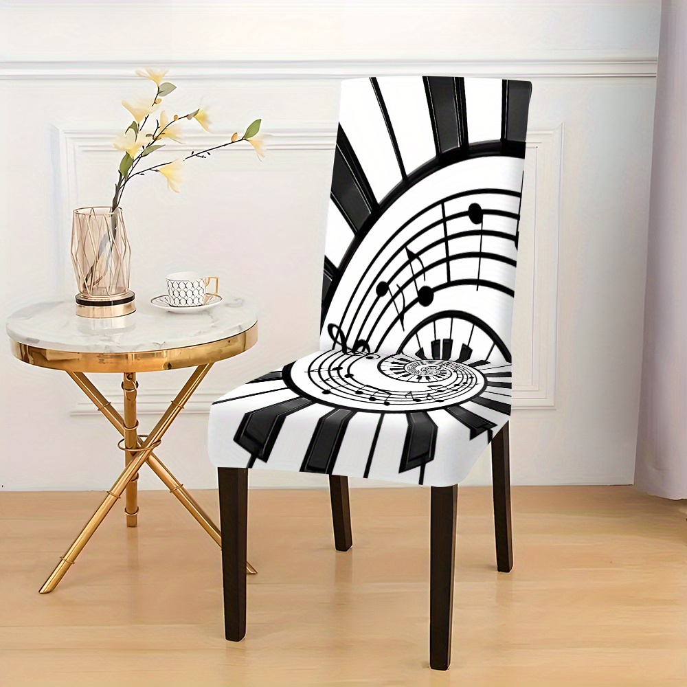 2/4/6pcs Modern Design Chair Cover With Elastic Fabric, Adjustable Strap, And Digital Print, Seasonal Use, Home Furniture
2/4/6pcs Modern Design Chair Cover With Elastic Fabric, Adjustable Strap, And Digital Print, Seasonal Use, Home Furniture