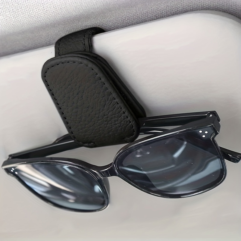 1pc Magnetic Pu Leather Car Visor Fashion Glasses Holder, Fashion Glasses Holders For Car, Fashion Glasses Clip For Car Visor, Car Interior Visor Accessories
1pc Magnetic Pu Leather Car Visor Fashion Glasses Holder, Fashion Glasses Holders For Car, Fashion Glasses Clip For Car Visor, Car Interior Visor Accessories