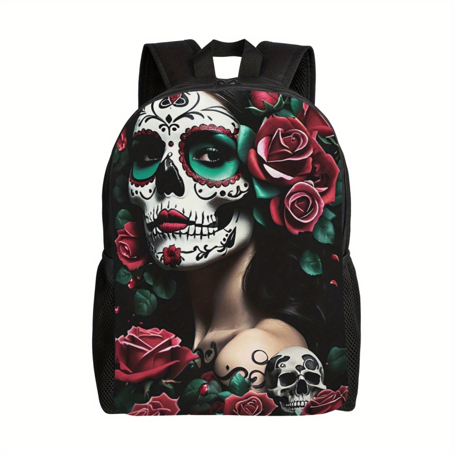 Skull Print Anime Backpack - Lightweight, Adjustable Straps, Polyester Daypack For Daily & Travel
Skull Print Anime Backpack - Lightweight, Adjustable Straps, Polyester Daypack For Daily & Travel