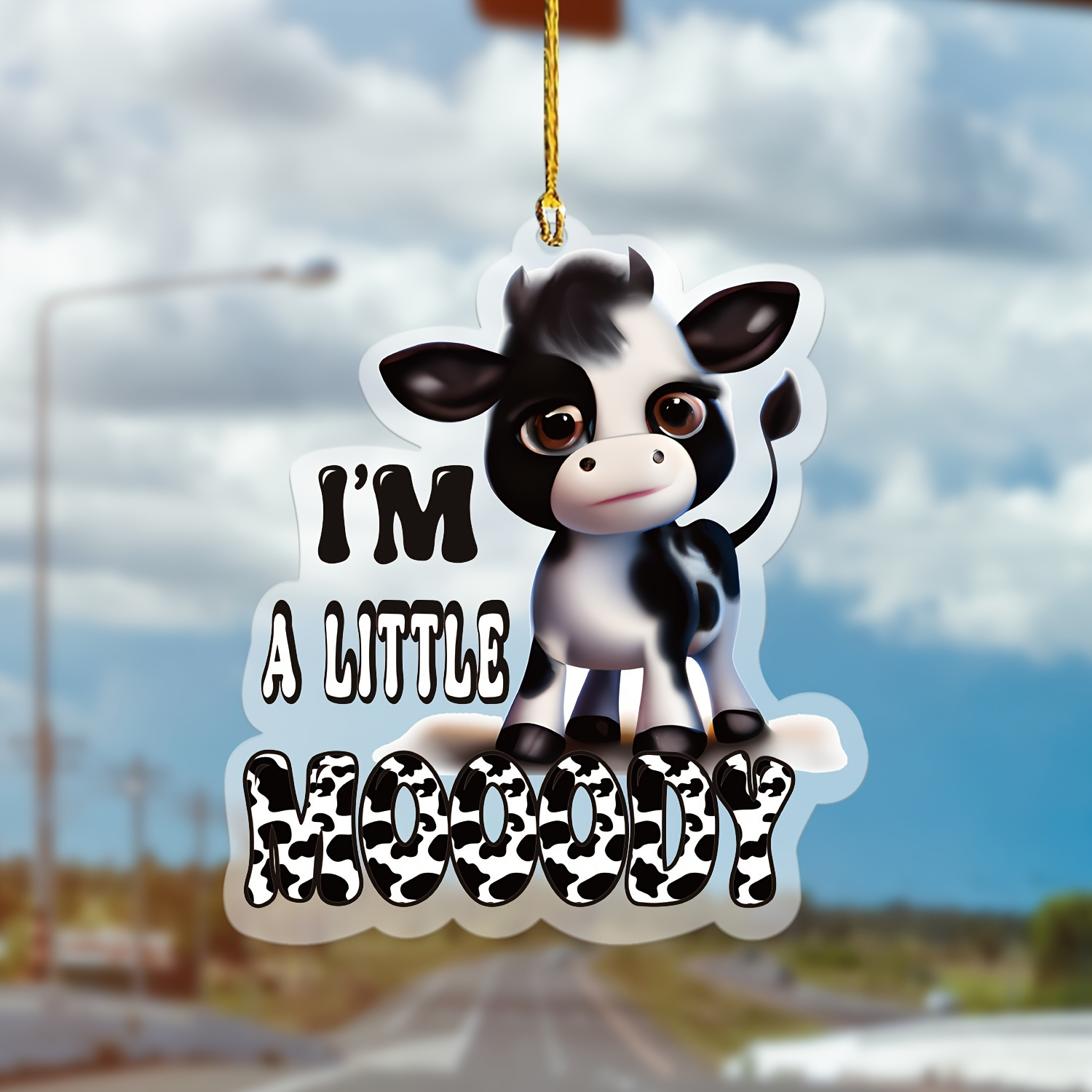 Mini Acrylic Cow Charm - High- Print, Car Mirror & Tree Decor, Ideal Gift For Daily Use & Graduation
Mini Acrylic Cow Charm - High- Print, Car Mirror & Tree Decor, Ideal Gift For Daily Use & Graduation