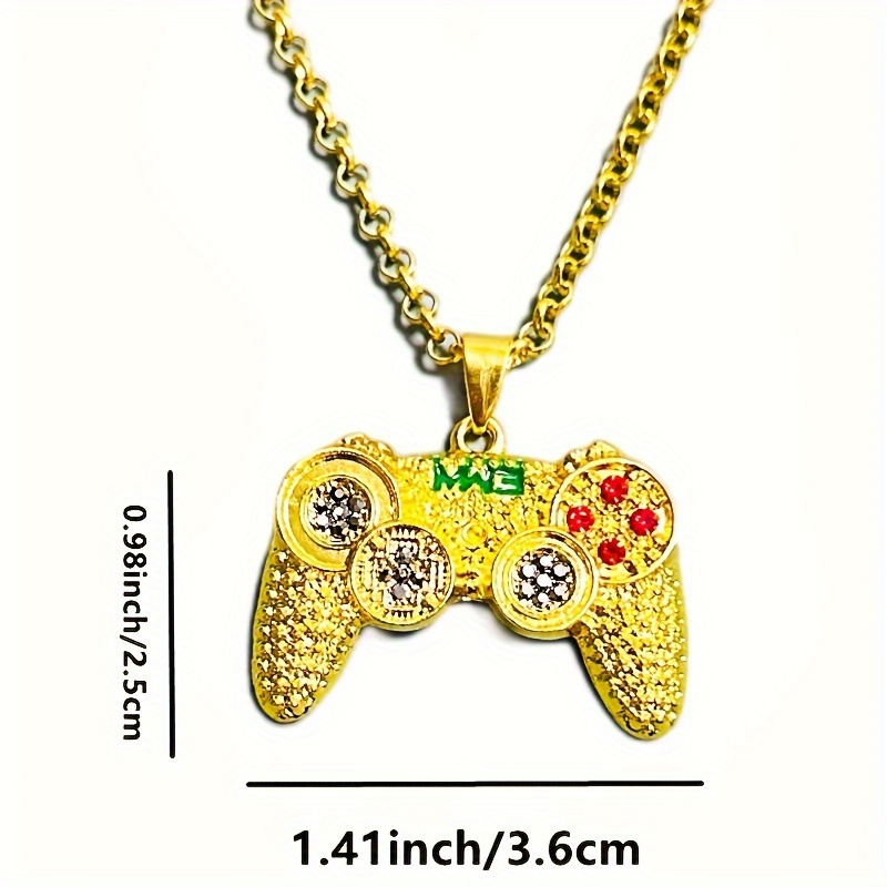 3pcs Personalized Trendy Casual Creative Game Console Pendant Necklace, Decoration Accessories Jewelry Holiday Gift
3pcs Personalized Trendy Casual Creative Game Console Pendant Necklace, Decoration Accessories Jewelry Holiday Gift