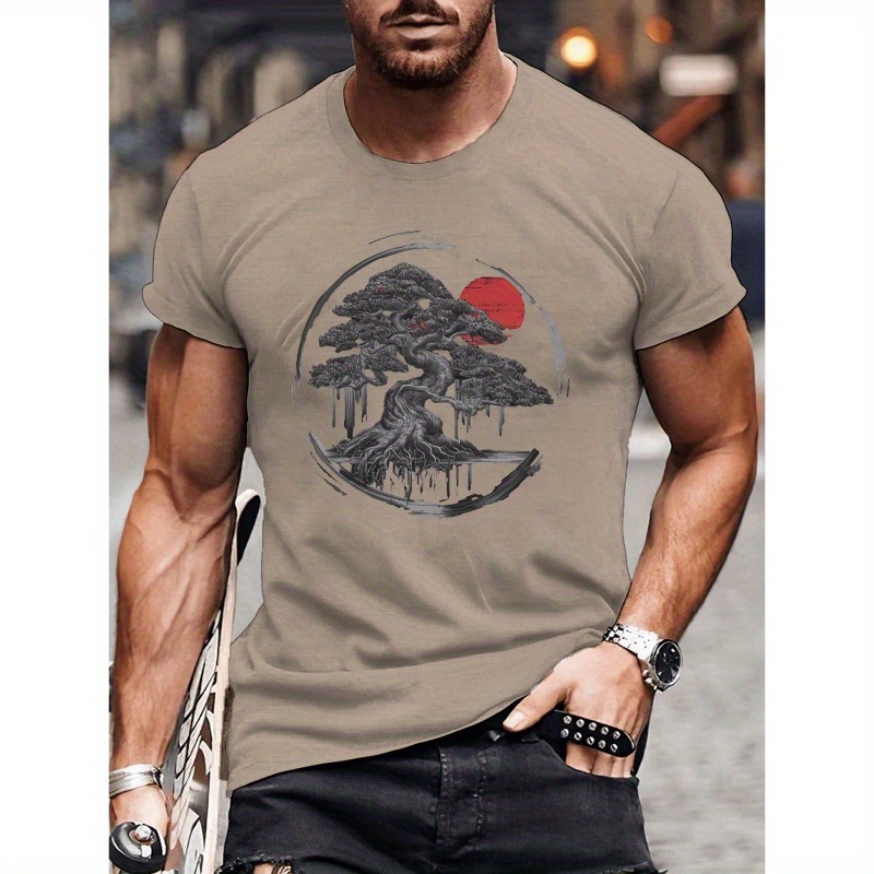 Detailed Illustration Print Tee Shirt, Tees For Men, Casual Short Sleeve T-shirt For Summer
Detailed Illustration Print Tee Shirt, Tees For Men, Casual Short Sleeve T-shirt For Summer