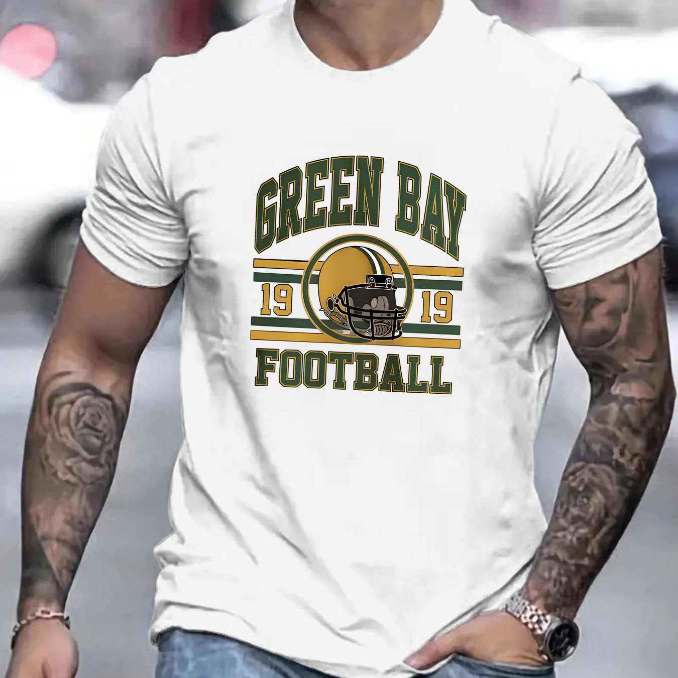 Print Trendy T-shirt, Crew Neck Short Sleeve Tops, Graphic Tee Men's Clothes Summer, Men's Outfits
Print Trendy T-shirt, Crew Neck Short Sleeve Tops, Graphic Tee Men's Clothes Summer, Men's Outfits