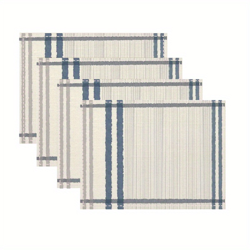 4/6pcs - Placemats Set - -, & Striped For Dining, Parties, Picnics | For Day, 's Day, Day
4/6pcs - Placemats Set - -, & Striped For Dining, Parties, Picnics | For Day, 's Day, Day