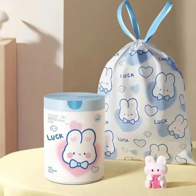 50/100pcs Blue Heart Rabbit Drawstring Cute Cartoon High Beauty Home Kitchen Portable Thickened Garbage Bag 
50/100pcs Blue Heart Rabbit Drawstring Cute Cartoon High Beauty Home Kitchen Portable Thickened Garbage Bag