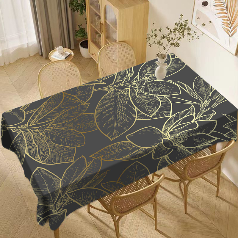Leaf Pattern Polyester Tablecloth 1pc - Woven, Waterproof, Oil-resistant Square Table Cover For Dining And Kitchen Decor - Machine Made Elegant Decorative Cloth For Home, Holidays, And Gifts
Leaf Pattern Polyester Tablecloth 1pc - Woven, Waterproof, Oil-resistant Square Table Cover For Dining And Kitchen Decor - Machine Made Elegant Decorative Cloth For Home, Holidays, And Gifts