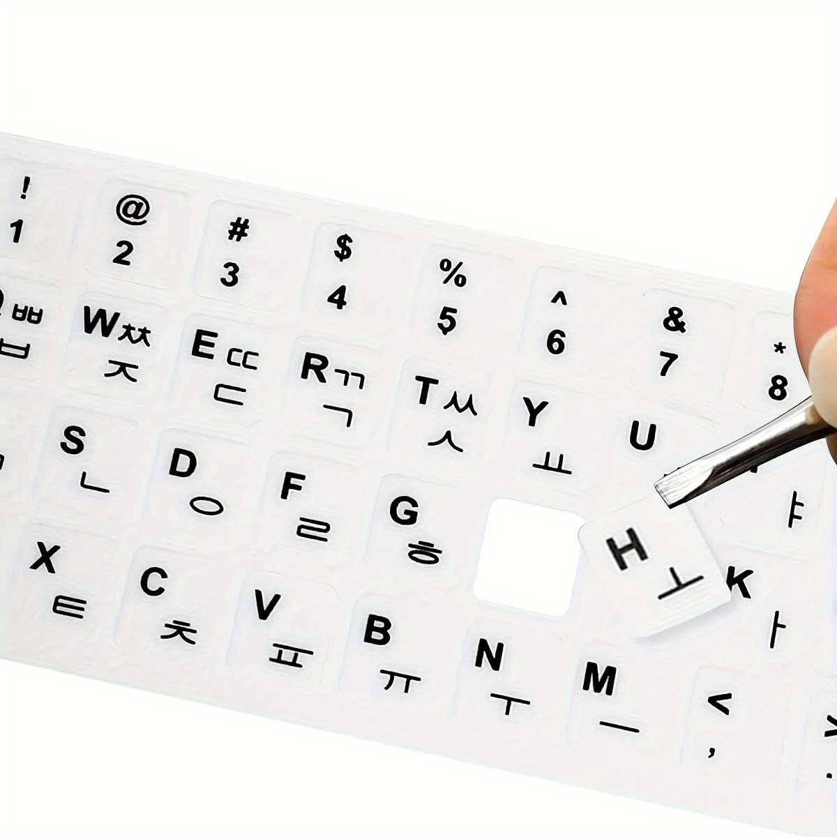Korean Keyboard Stickers - Alphabet Design For Pc & Laptop Protection - Abs Material, Essential Accessory For Users, Language Accessory | Key | Highquality Stickers
Korean Keyboard Stickers - Alphabet Design For Pc & Laptop Protection - Abs Material, Essential Accessory For Users, Language Accessory | Key | Highquality Stickers