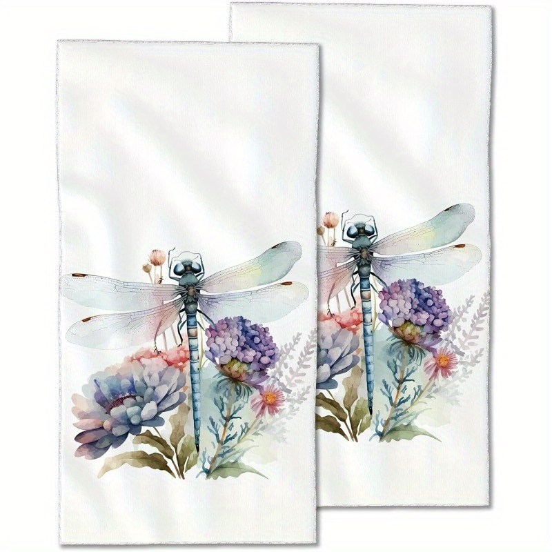 2pcs, Watercolor Dragonfly Fingertip Towel Bathtub Decorative Bath Towel Bathroom Kitchen Towel Set Absorbent Spa Gym Towel 18 X 26 Inches
2pcs, Watercolor Dragonfly Fingertip Towel Bathtub Decorative Bath Towel Bathroom Kitchen Towel Set Absorbent Spa Gym Towel 18 X 26 Inches